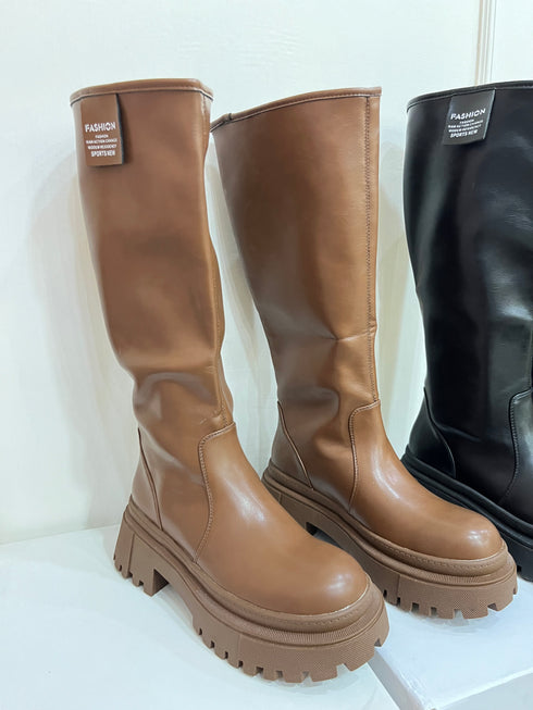 Women Trendy Knee Length Platform Boots